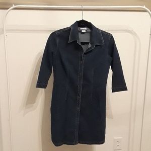 Adorable stretch denim dress